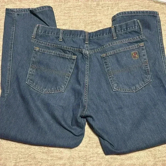 Riverside Uniforms Flame Resistant jeans men's sz 35 x 30 HRC 2 ARC 19.5 - Picture 6 of 6